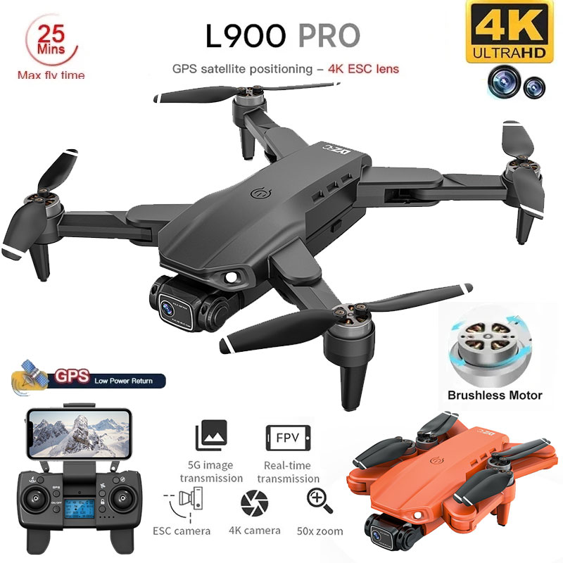 Drone Camera 4K - L900 Pro GPS Drone 4K profesional