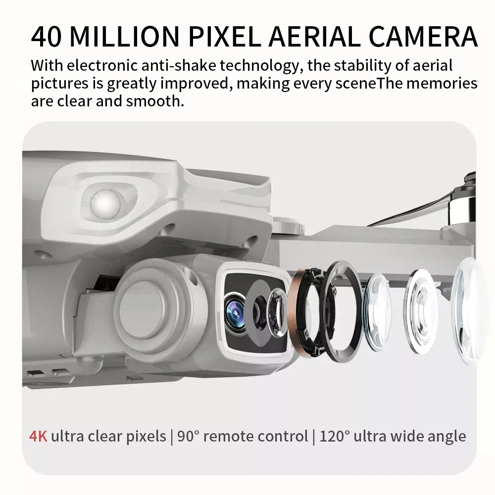 L900 Pro GPS Drone 4K profesio - Drone Camera Lens reseña y precio
