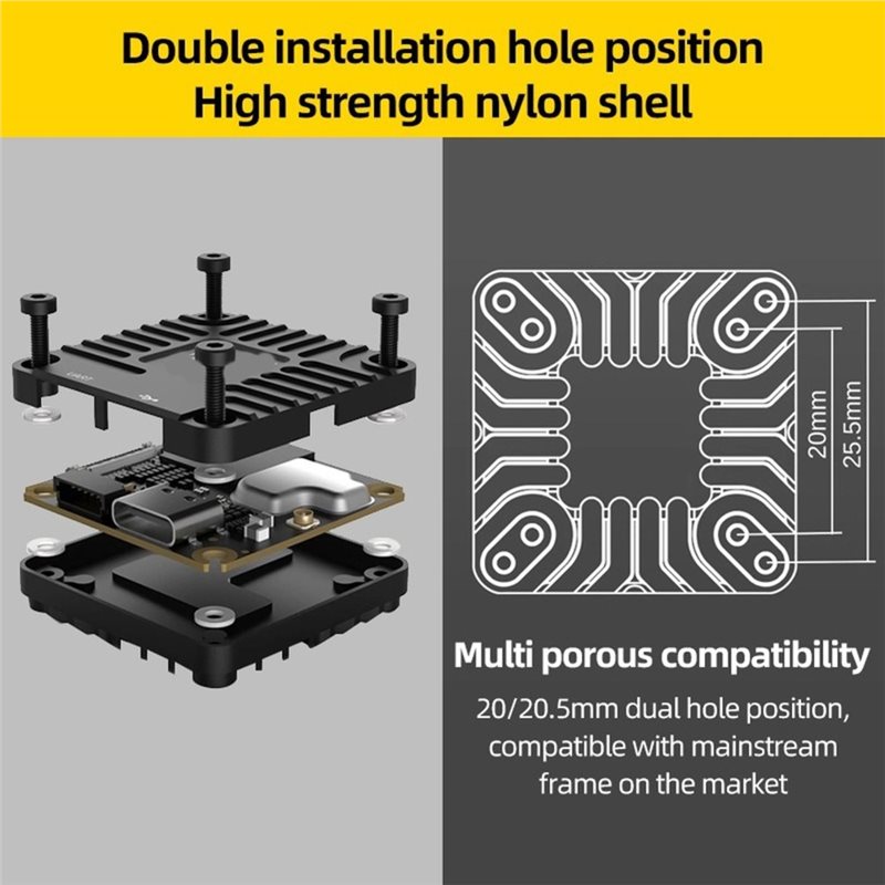 Piezas de aluminio para disipa - Drone Camera Case reseña y precio