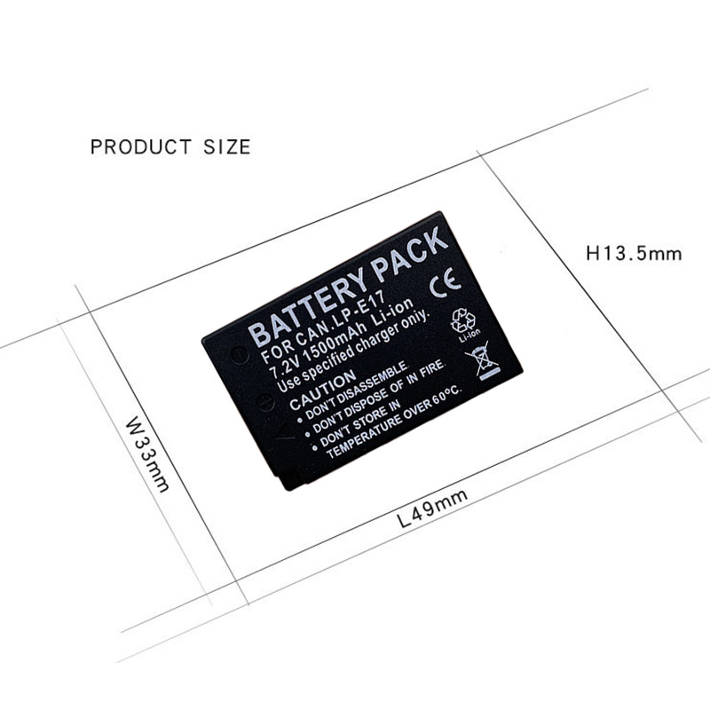 Batmax LP-E17 LPE17 LP E17 bat - Canon Camera Eos R8 reseña y precio