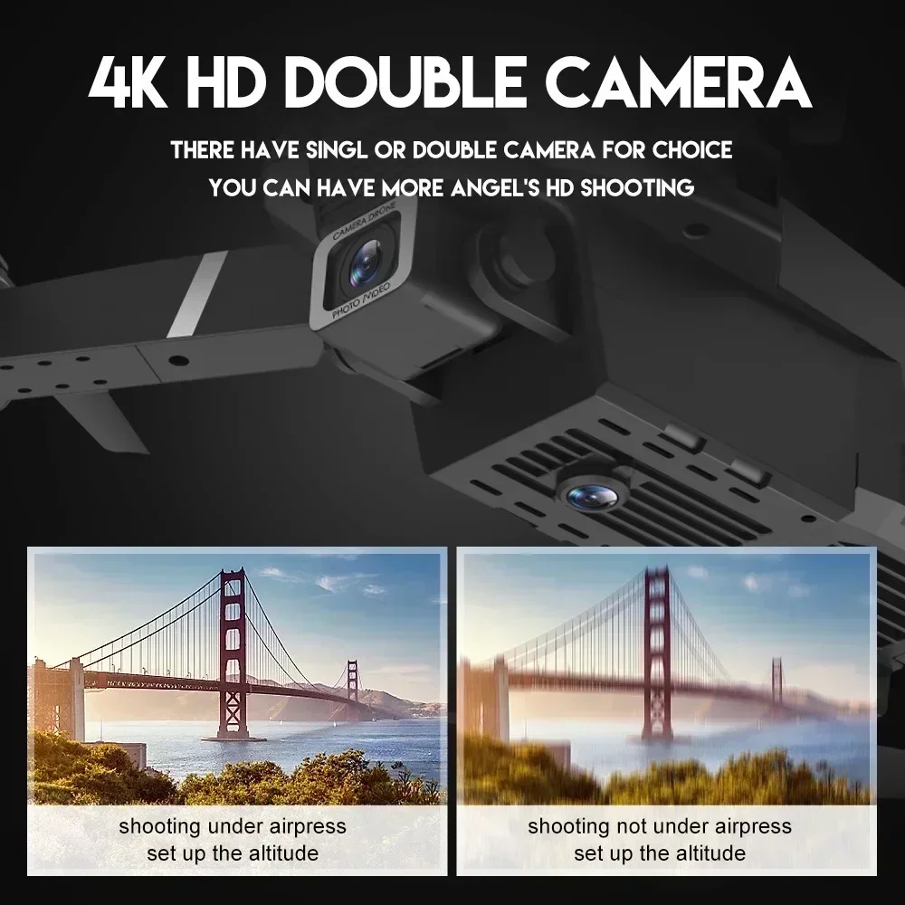 E88 Pro WIFI FPV Drone gran an - Drone Camera 4K reseña y precio