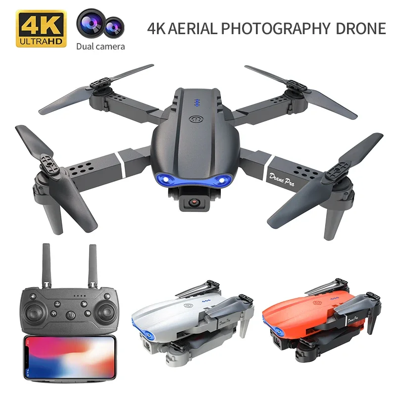 Mini helicóptero RC plegable E - Drone Camera Wide Angle reseña y precio