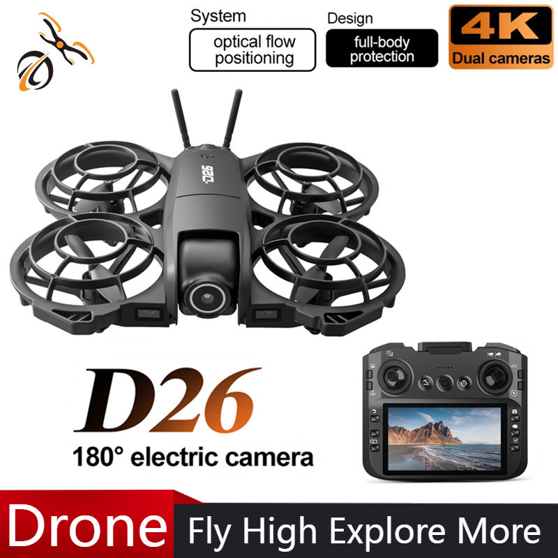 Dron D26 4K Aéreo HD 180 °   D - Drone Camera 4K reseña y precio