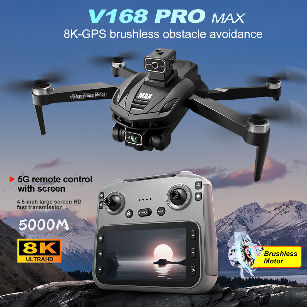 V168 PRO Max GPS Drone 8K Prof - Drone Camera 4K reseña y precio